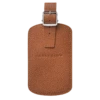 Longchamp Le Foulonné Luggage Tag Caramel - Leather