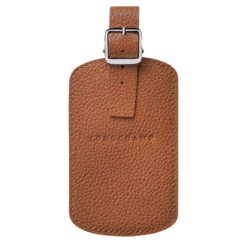 Longchamp Le Foulonné Luggage Tag Caramel - Leather