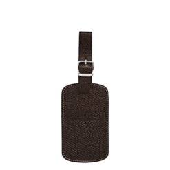 Longchamp Boxford Luggage Tag Mocha - Leather