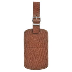 Longchamp Boxford Luggage Tag Brown - Leather