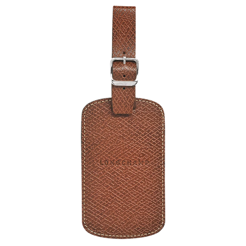 Longchamp Boxford Luggage Tag Brown - Leather